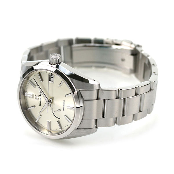 Grand Seiko Spring Drive 9R Automatic Mechanical Thick Silver Radiation Dial Men&