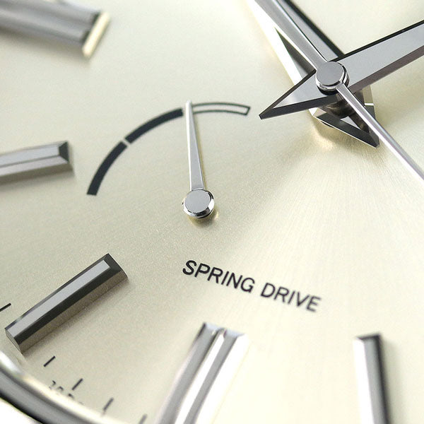 Grand Seiko Spring Drive 9R Automatic Mechanical Thick Silver Radiation Dial Men&