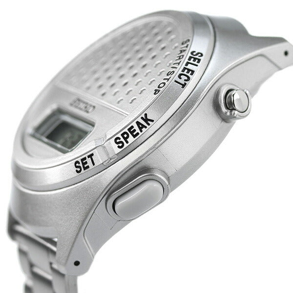 Seiko Audio Digital Watch Audio Watch Stopwatch Alarm Men&