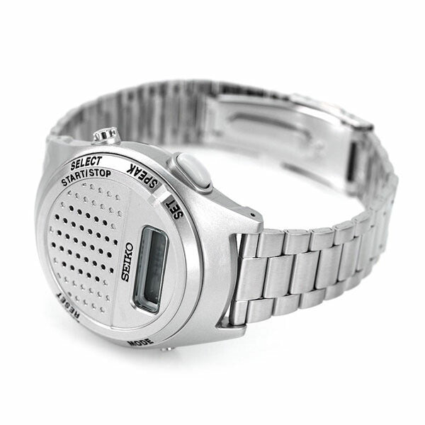Seiko Audio Digital Watch Audio Watch Stopwatch Alarm Men&