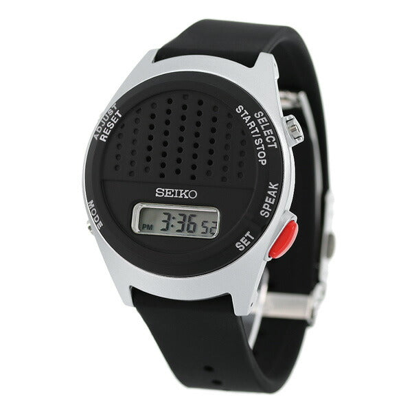 Seiko Audio Digital Watch Audio Watch Stopwatch Alarm Men&