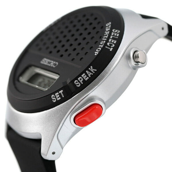 Seiko Audio Digital Watch Audio Watch Stopwatch Alarm Men&