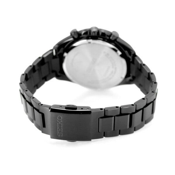 精工选择男士太阳能计时仪有限模型太阳能手表品牌SBPY169 SEIKO ALL BLACK SBPY169