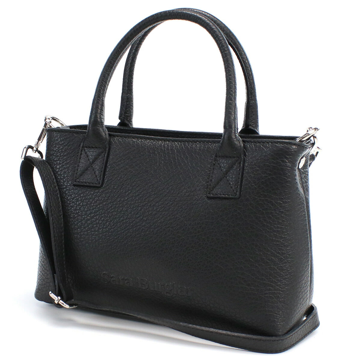 サラバーグラー トートバッグ レディース REGINA BUFALO レザー イタリア 76 NERO ブラック バッグ SBR076011