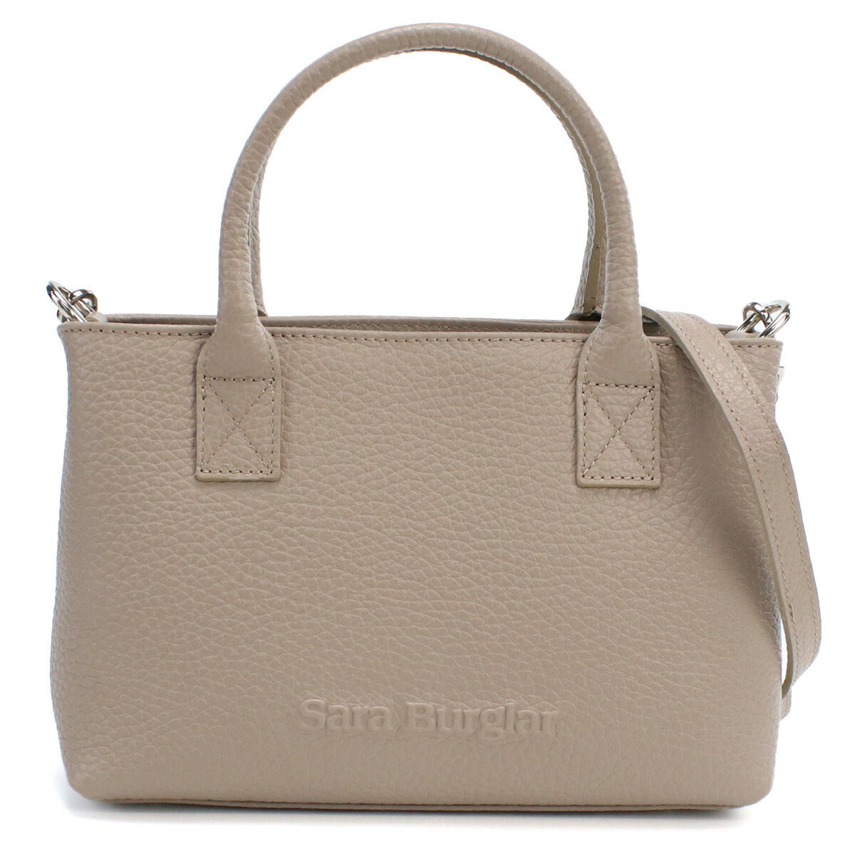 サラバーグラー トートバッグ レディース REGINA BUFALO レザー イタリア 76 TAUPE グレー系 バッグ SBR076021