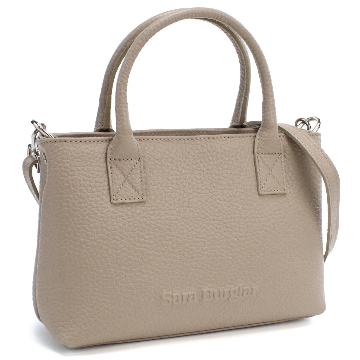 サラバーグラー トートバッグ レディース REGINA BUFALO レザー イタリア 76 TAUPE グレー系 バッグ SBR076021