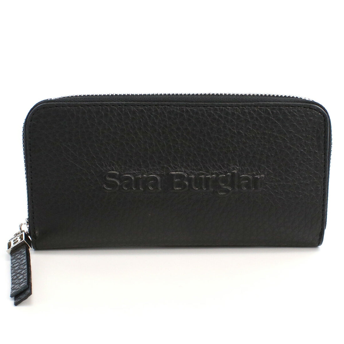 サラバーグラー 長財布ラウンドファスナー レディース BUFALO LOGO レザー イタリア 110L NERO ブラック 財布 SBR110L011