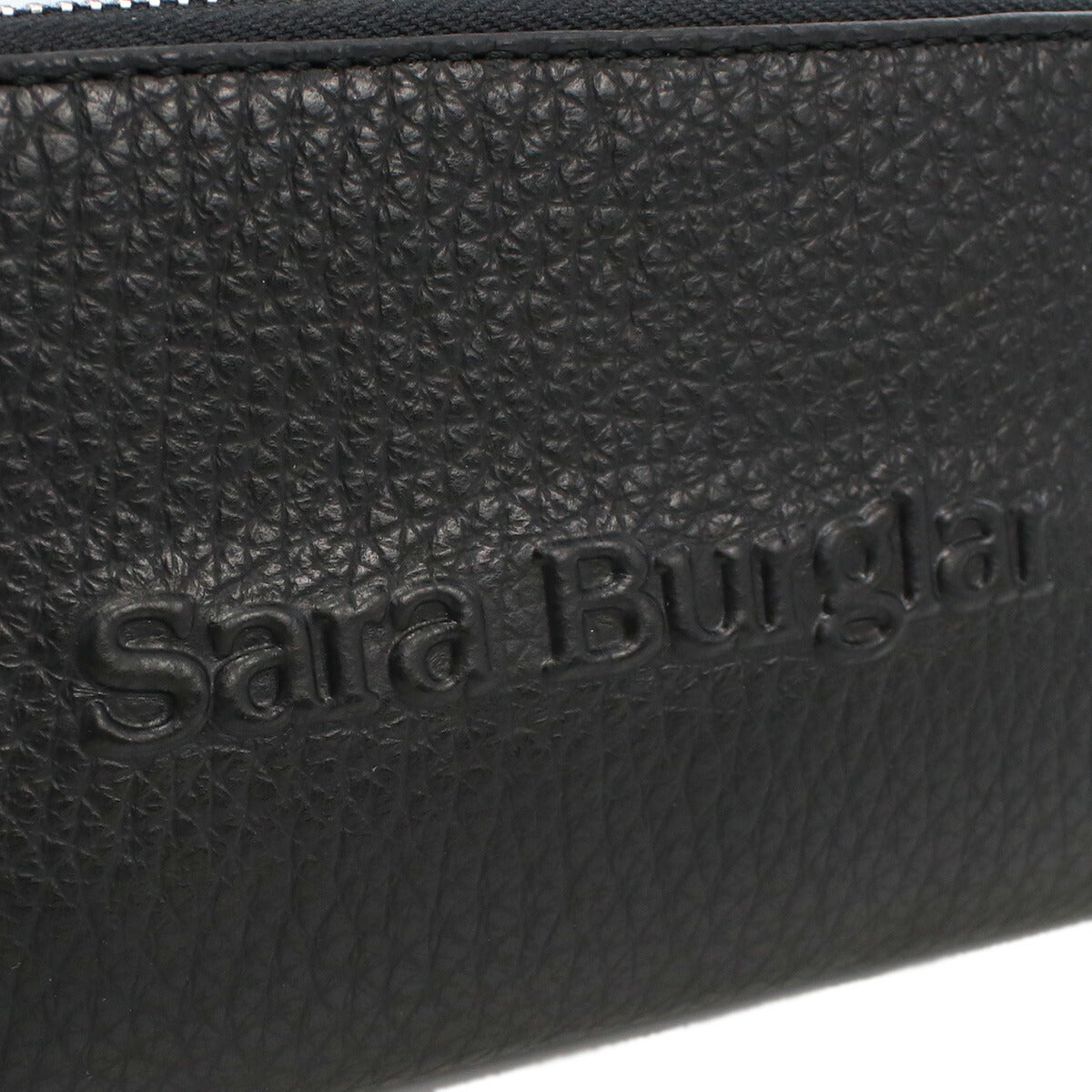 サラバーグラー 長財布ラウンドファスナー レディース BUFALO LOGO レザー イタリア 110L NERO ブラック 財布 SBR110L011