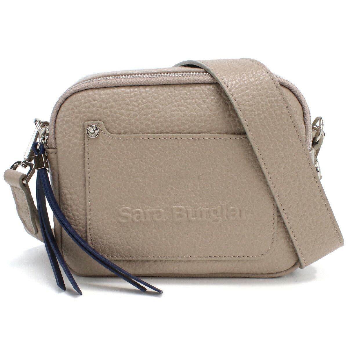 サラバーグラー 斜め掛けショルダーバッグ レディース REGINA BUFALO レザー イタリア 916 TAUPE グレー系 バッグ SBR916021