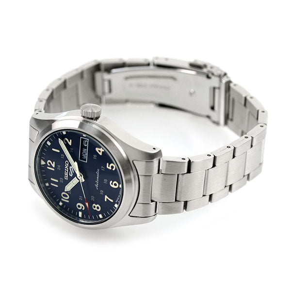 Seiko 5 Sports Made in Japan Automatic Mechanical Limited Model Field Series SBSA113 SEIKO Sports Style Navy Watch Brand Men&