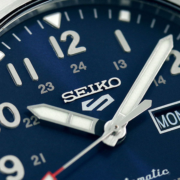 Seiko 5 Sports Made in Japan Automatic Mechanical Limited Model Field Series SBSA113 SEIKO Sports Style Navy Watch Brand Men&