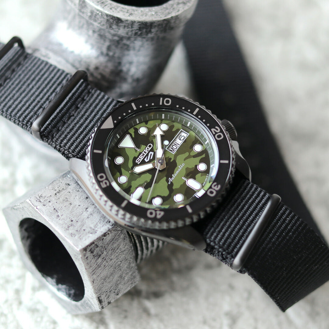 Seiko 5 Sports Sports Style Camouflage Automatic Mechanical Watch Brand Men&