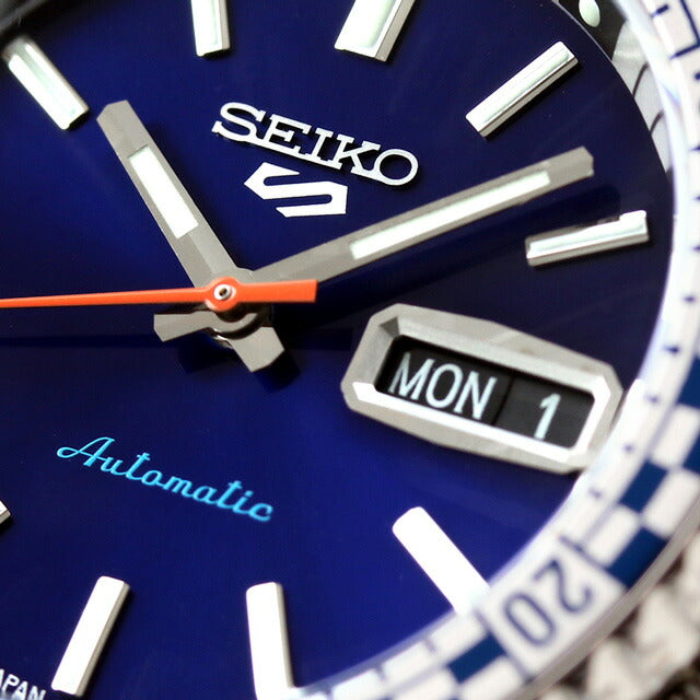 Seiko 5体育检查机旗帜自动观看品牌男士精工5 Sports SKX系列SBSA243模拟蓝色在日本SBSA243