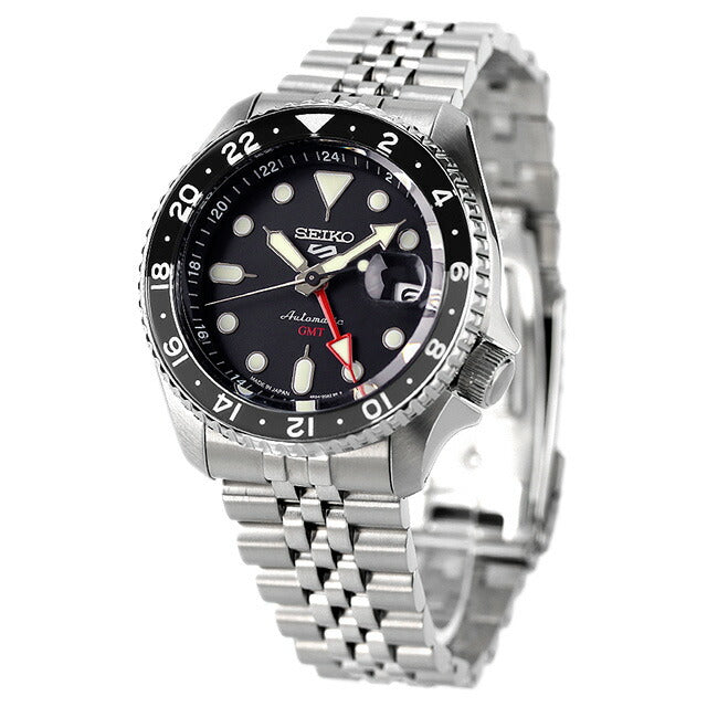 Seiko 5 Sports 5 Sports Limited Model SKX系列GMT模型自动机械男士手表品牌SBSC001 SEIKO BLACK SBSC001