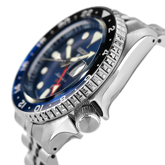 Seiko 5 Sports Limited Model SKX系列GMT型号自动机械手表品牌SBSC003 SEIKO BLUE BLUE BATMAN BATMAN SBSC003