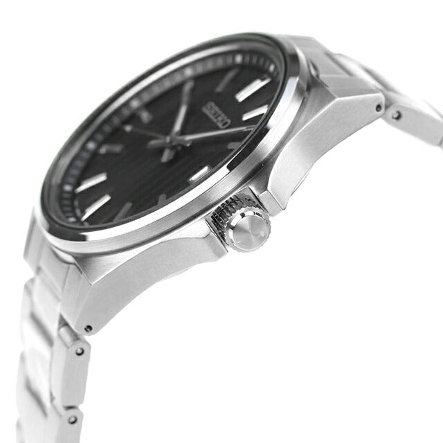 精子选择石英观看品牌男士有限模型Seiko SBTH005模拟黑色SBTH005