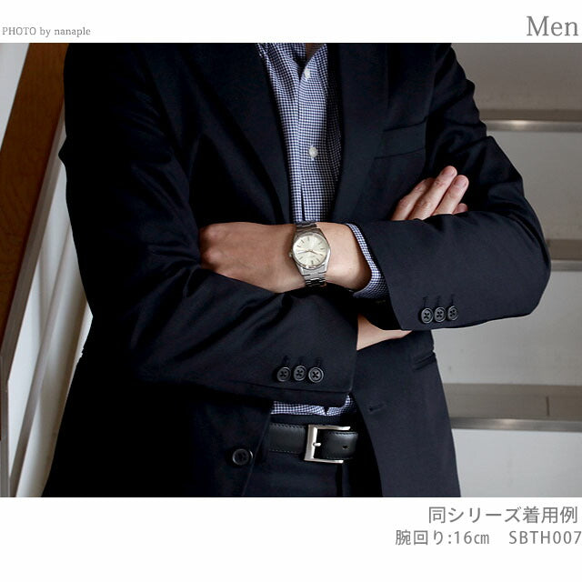 セイコーセレクション メンズ アナログクオーツ デイデイトSシリーズ クオーツ 腕時計 ブランド メンズ SEIKO SELECTION SBTH007 アナログ アイボリー SBTH007