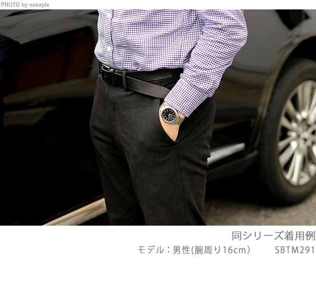 与世界时间功能太阳能电台观看品牌Seiko SEIKO SBTM333全黑SBTM333