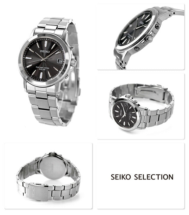 精工选择观看品牌无线电太阳能男子女士对观看SBTM169 Seiko从模型SBTM169中进行选择