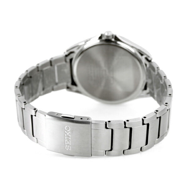 精工选择的男士易于查看日本制造的钛太阳能电台手表SBTM329 Seiko Seeiko选择黑色纪念品礼物SBTM329