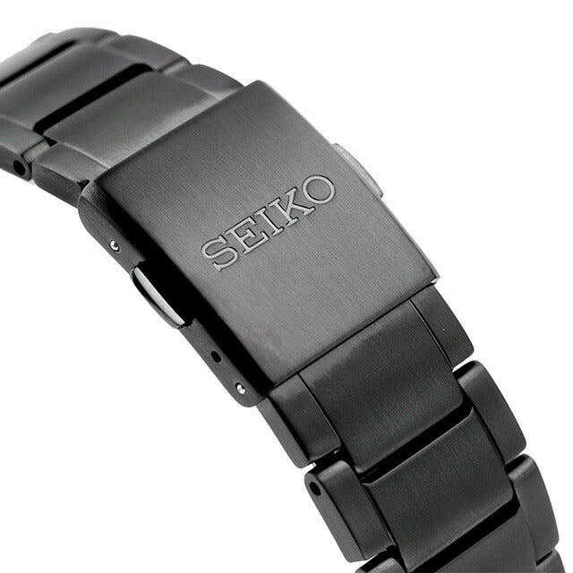 与世界时间功能太阳能电台观看品牌Seiko SEIKO SBTM333全黑SBTM333