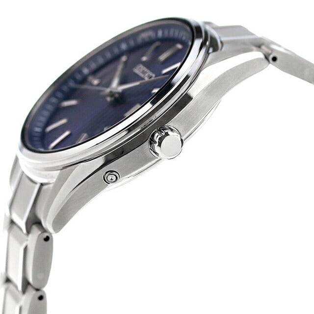 精工选择高级太阳能电台观看品牌男士有限型钛Seiko SBTM339模拟海军在日本制造SBTM339