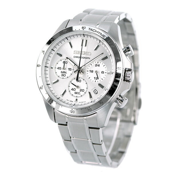 精工观看品牌男士手表SBTR009 Spirit SBTR 8T Chrono Chrono仪表业务套装Seiko Seiko Seeko Selection Watch SBTR009