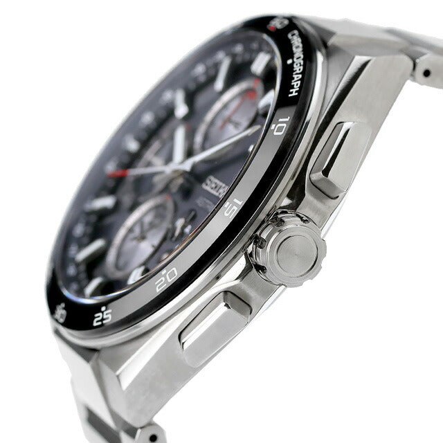 Seiko Astron Nexter 5X双时间计时无线电电台太阳能观看品牌男士钛精子Seiko Seiko Astron SBXC151 SBXC151
