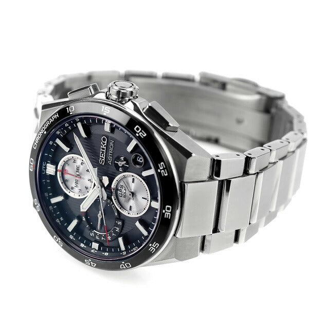 Seiko Astron Nexter 5X双时间计时无线电电台太阳能观看品牌男士钛精子Seiko Seiko Astron SBXC151 SBXC151