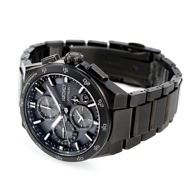 Seiko Astron Nexter 5X双时间计时无线电电台太阳能观看品牌男士钛Seiko Seiko AstroS SBXC155 SBXC155