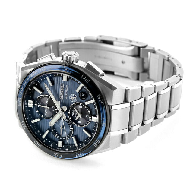 Seiko Astron Nexter Dual Time Chronograph GPS Satellite Radio Solar Watch Brand Men&