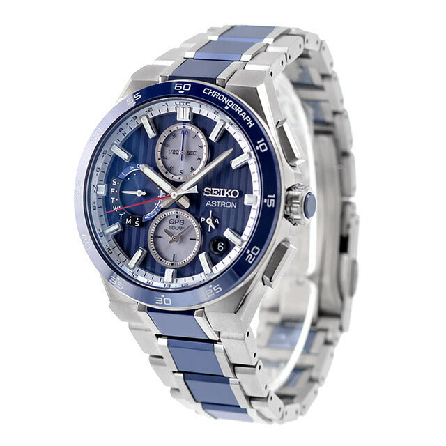 Seiko Astron Nexter Dual Time Chronograph GPS Satellite Radio Solar Watch Brand Men&
