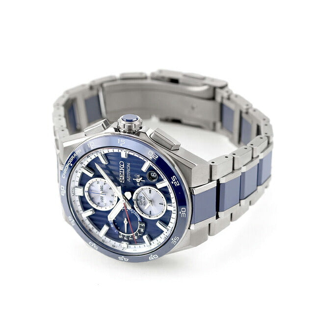 Seiko Astron Nexter Dual Time Chronograph GPS Satellite Radio Solar Watch Brand Men&