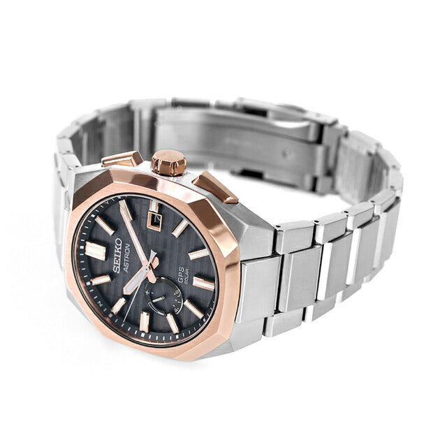 Seiko Astron Nexter GPS太阳能电台观看品牌男士有限型钛Seiko SBXD014灰色在日本SBXD014