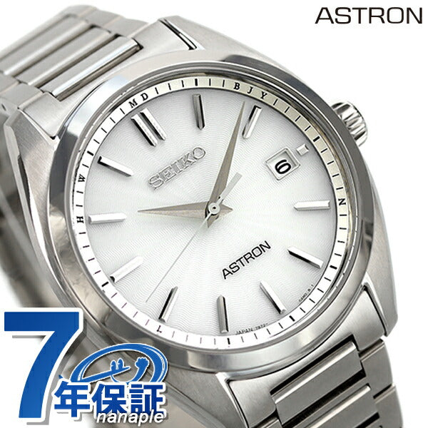 精工Astron Titanium太阳能无线电手表品牌SBXY029 Seiko Silver Seiko Seiko Seiko AstroS SBXY029