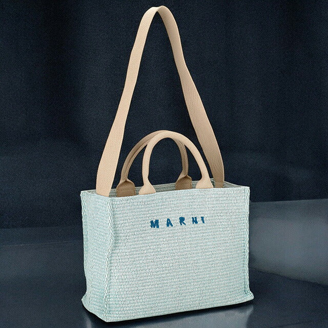 マルニ ハンドバッグ レディース ブランド MARNI SHMP0077U0-P3860 ライトブルー SHMP0077U0P3860-00V18