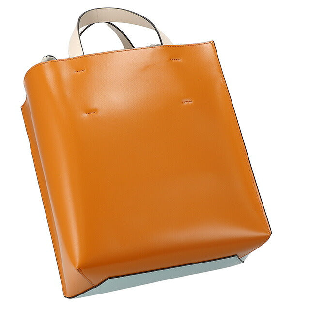 マルニ ハンドバッグ レディース ブランド MARNI SHMPV01TY0-LV639 ライトブルー/オレンジ SHMPV01TY0LV639-ZO304