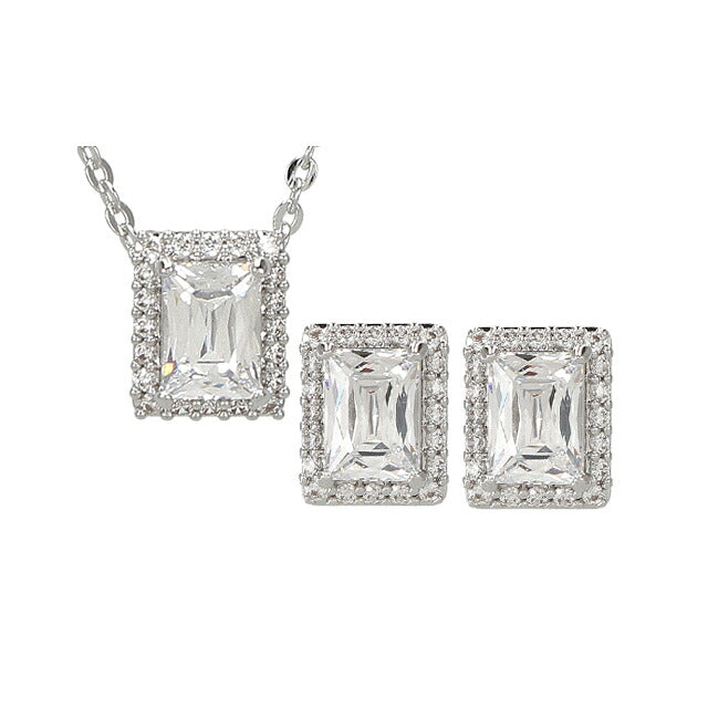 スワロフスキー ネックレス ピアス セット レディース ブランド SWAROVSKI 2点セット 5579842 シルバー アクセサリー