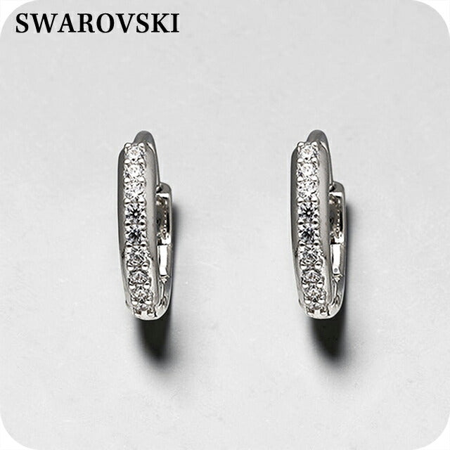 スワロフスキー ピアス レディース ブランド SWAROVSKI フープ 両耳用