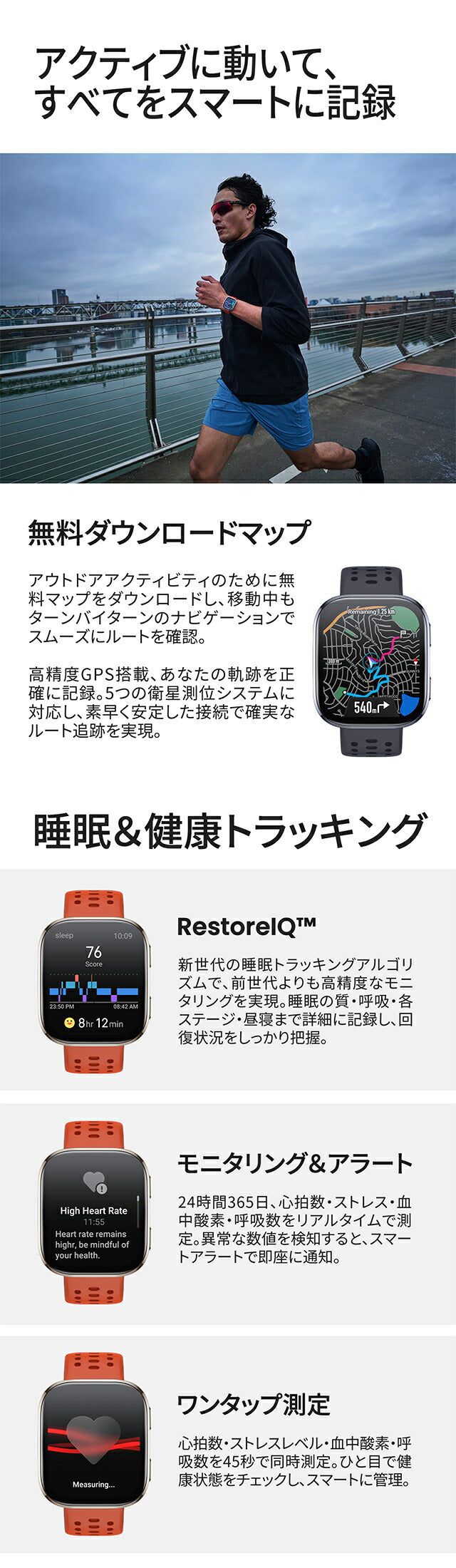 アマズフィット Bip6 スマートウォッチ ブランド メンズ レディース Bluetooth Amazfit SP170074-C01 デジタル ブラック 黒 SP170074-C01