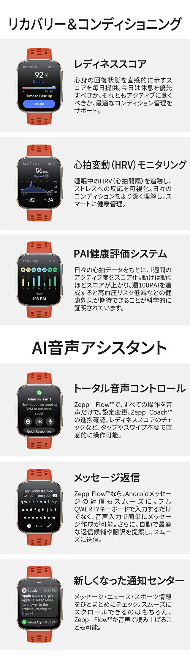 アマズフィット Bip6 スマートウォッチ ブランド メンズ レディース Bluetooth Amazfit SP170074-C01 デジタル ブラック 黒 SP170074-C01