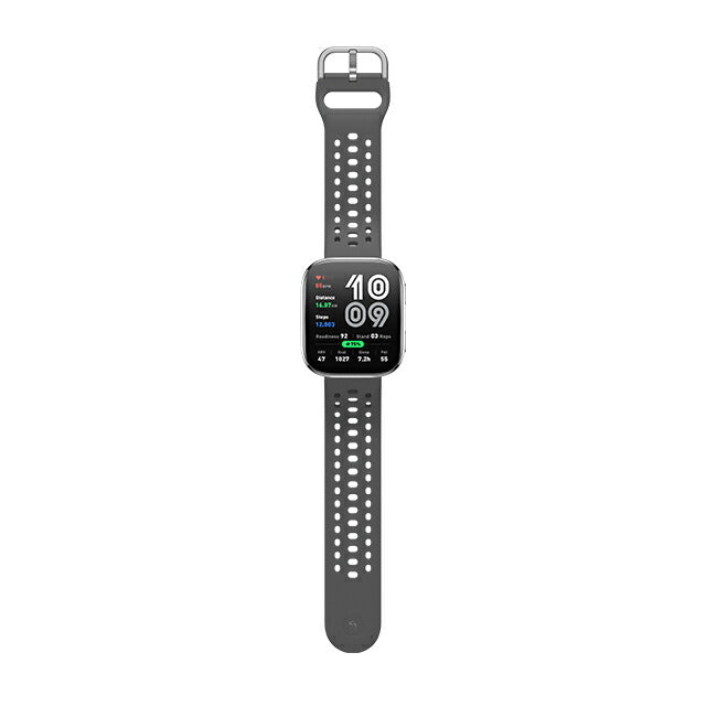 アマズフィット Bip6 スマートウォッチ ブランド メンズ レディース Bluetooth Amazfit SP170074-C17 デジタル チャコールグレー SP170074-C17