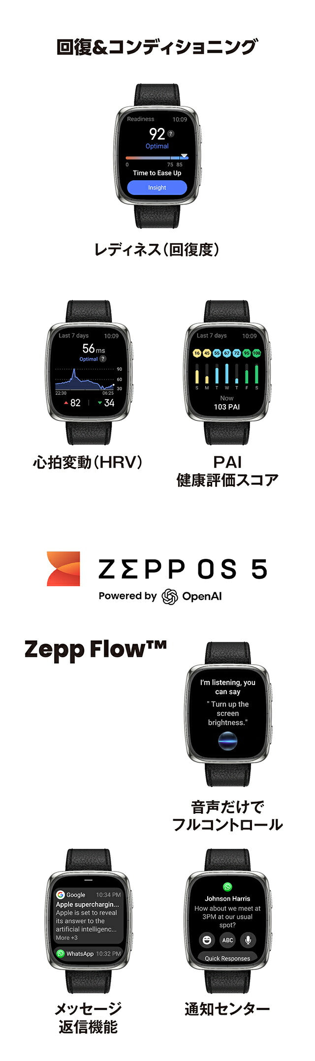 アマズフィット プレミアムバージョン 充電式クォーツ スマートウォッチ ブランド メンズ レディース Bluetooth 替えベルト 健康 Amazfit SP170075-C01