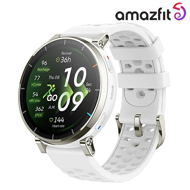 【新品】アマズフィット Amazfit 腕時計 ユニセックス SP170082-C249 アクティブ 3 プレミアム Active 3 Premium 充電式クォーツ ブラックxホワイト デジタル表示 Amazfit アマズフィット アクティブ 3 プレミアム 充電式クォーツ