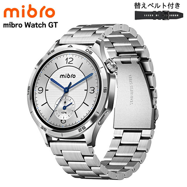 SP380017-C24 | ミブロ Watch GT シルバー 充電式クォーツ