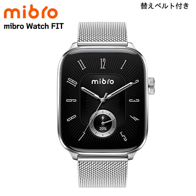 SP380018-C24 | ミブロ Watch FIT シルバー 充電式クォーツ