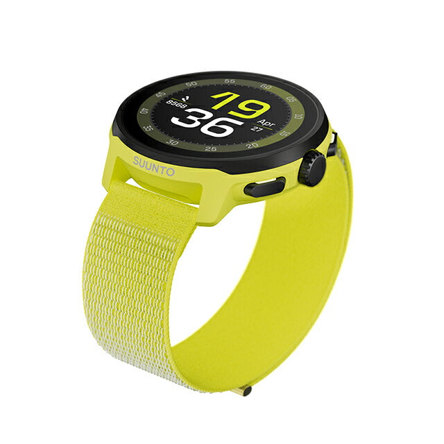 スント RUN LIME 充電式クォーツ スマートウォッチ ブランド メンズ レディース SUUNTO SS051111000 デジタル ブラック イエロー 黒 SS051111000