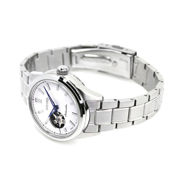日本的精工机械开放式心脏使男子女性手表SSDE009 Seiko Seiko Selection White SSDE009