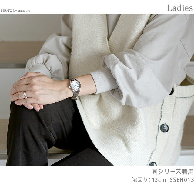 精工选择Nano Universe Collaboration Round Quartz Watch Brand Women&