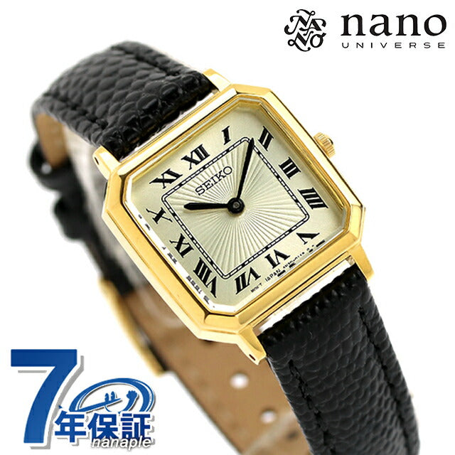 精工选择Nano Universe Collaboration模型Quartz Watch Brand Women&